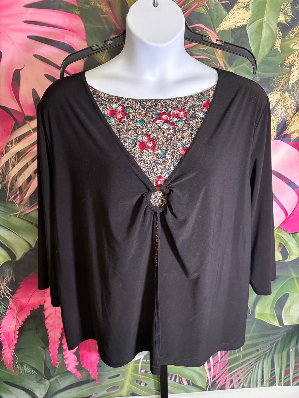 Sag harbor 3x cardigan /shirt combo